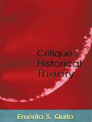 cover image of Critique of Historical Theory